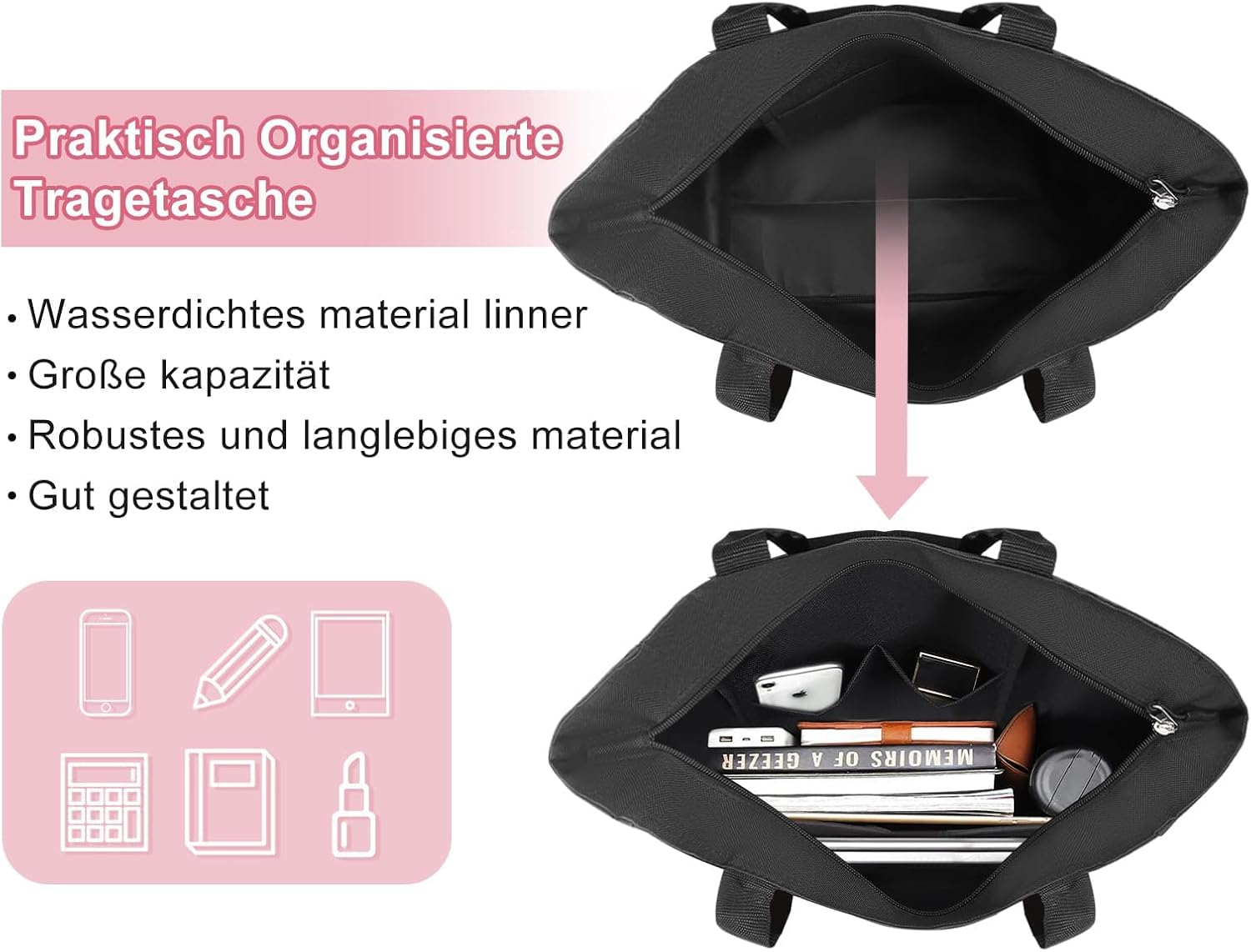 Thumbnail 4 de Vavabox A-Z Initial Tote Bag