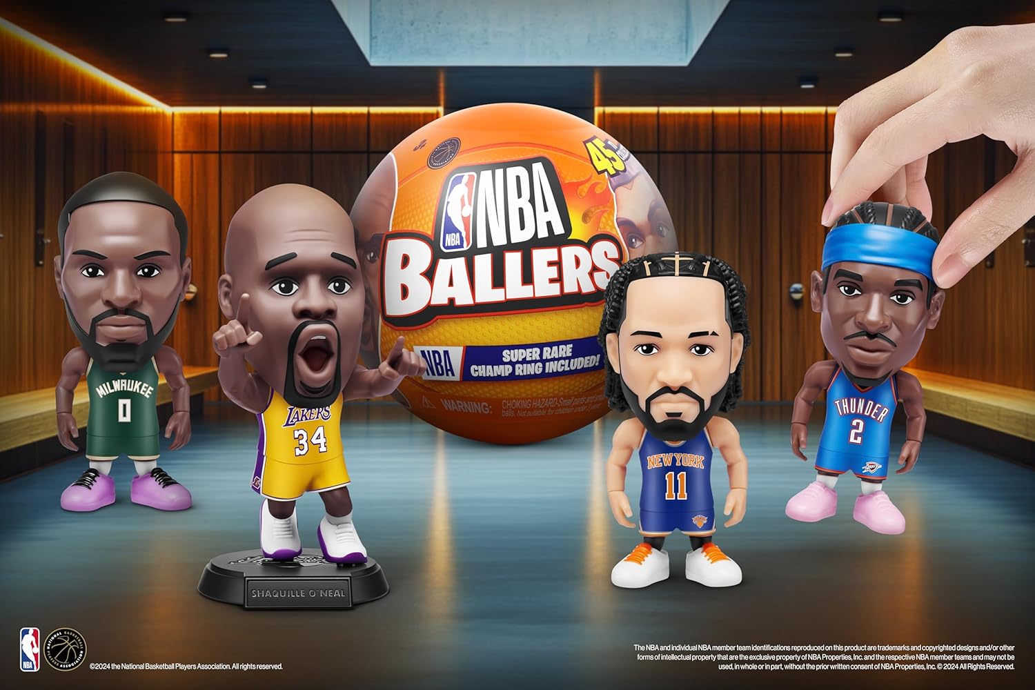 Detalle 1 de Capsula 5 Surprise NBA Ballers Series 2