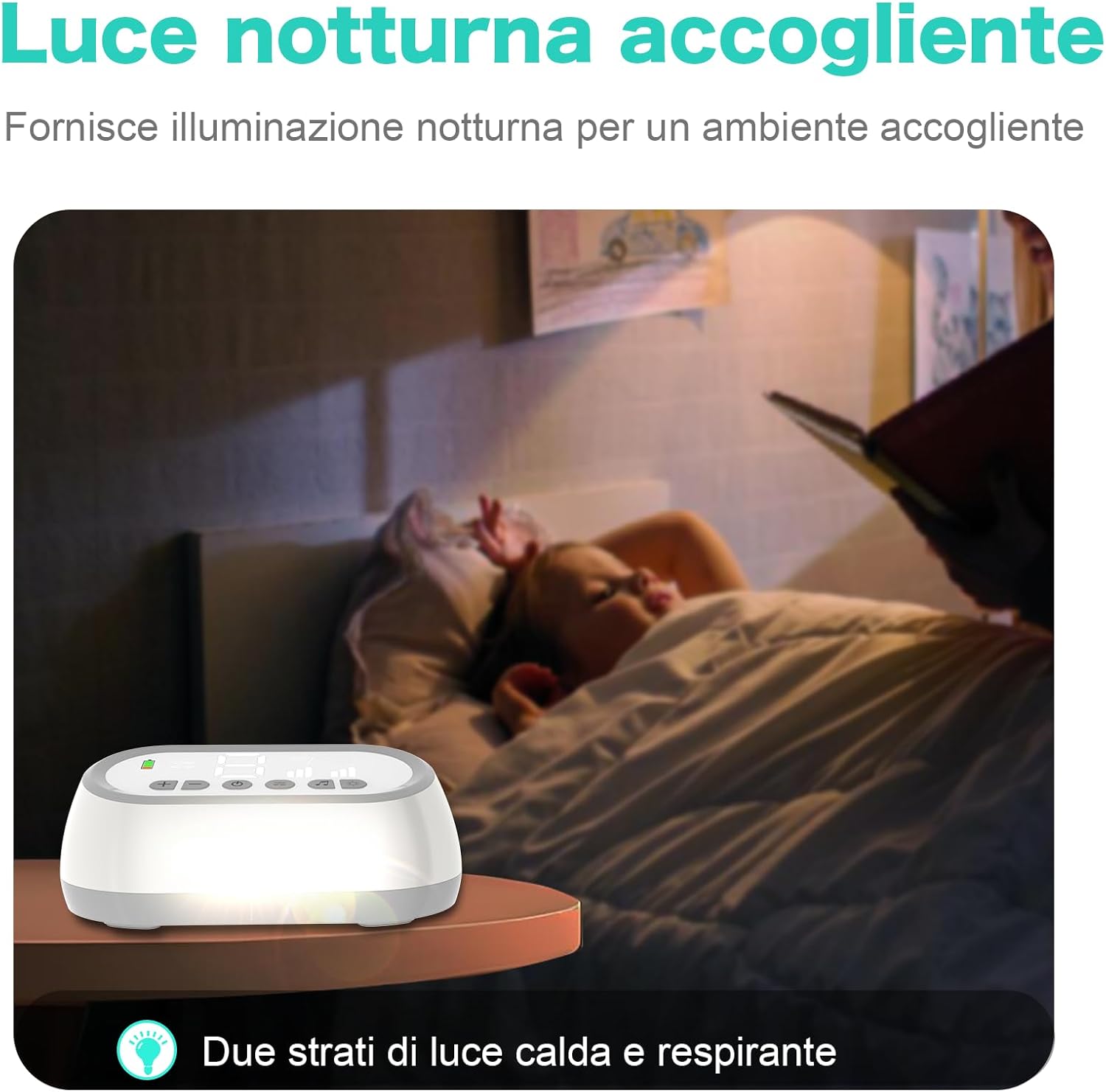 Thumbnail 2 de AZHE Aspiratore nasale per bambini: lavabile, silenzioso e a 6 livelli con musica e luce LED