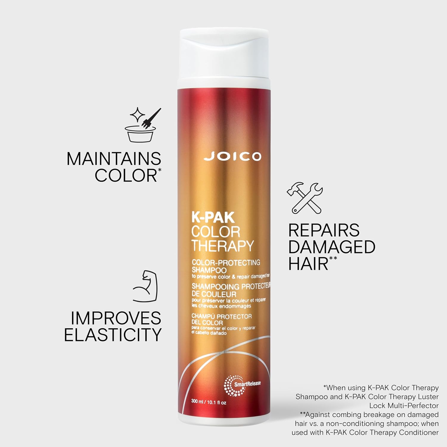 Detalle de Joico K-PAK Color Therapy 2620552 Color-Protecting Shampoo with Keratin
