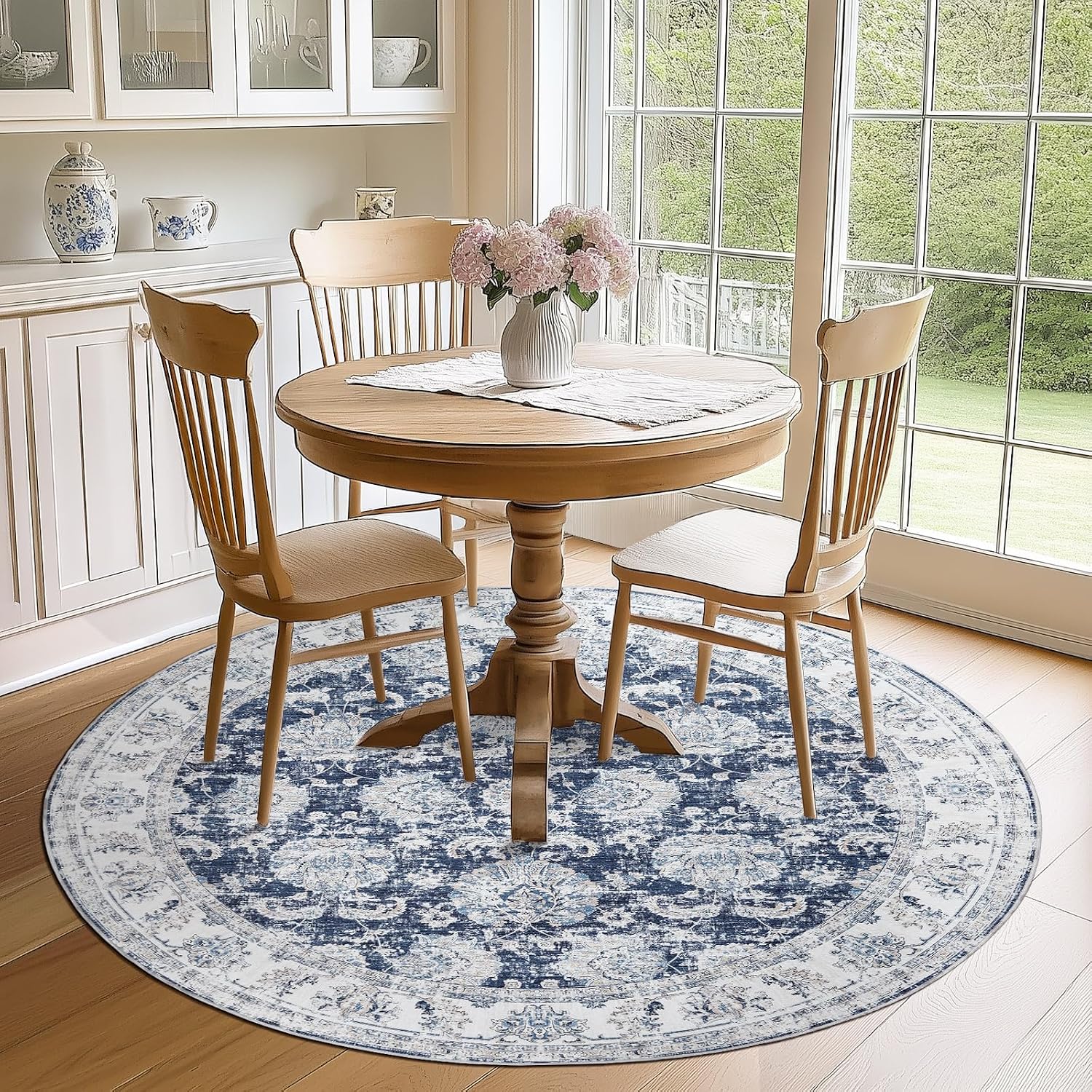 Detalle 2 de JINCHAN Round Area Rug 6