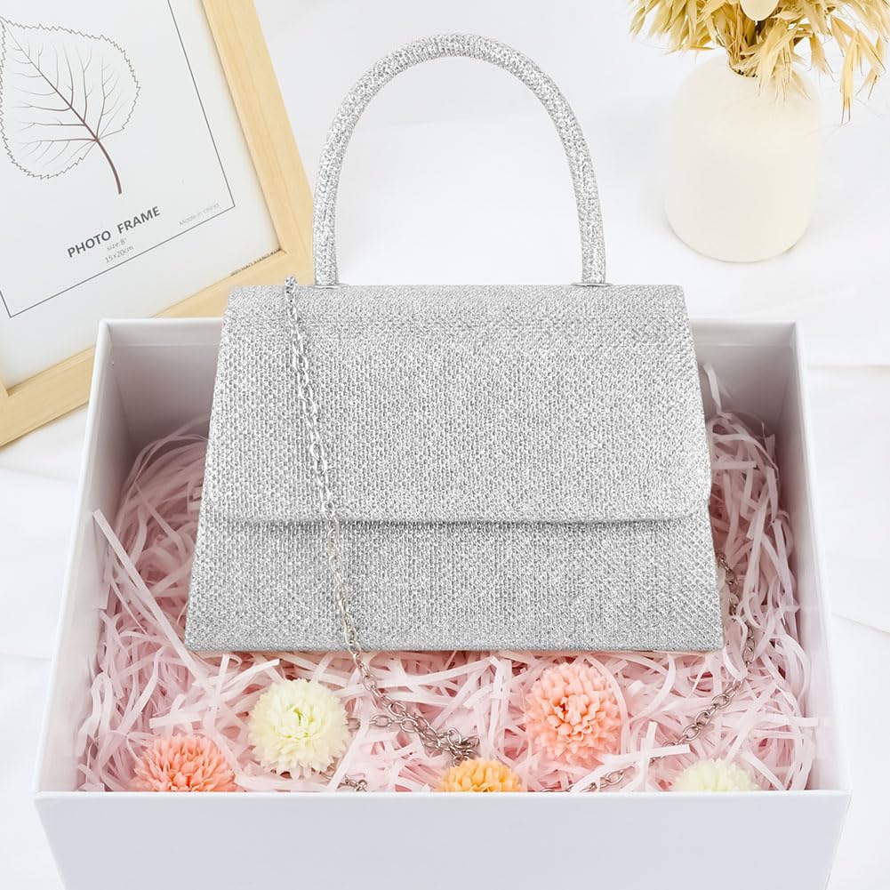 Thumbnail 2 de Adiwo sac de soirée femme pochette à paillettes avec chaîne