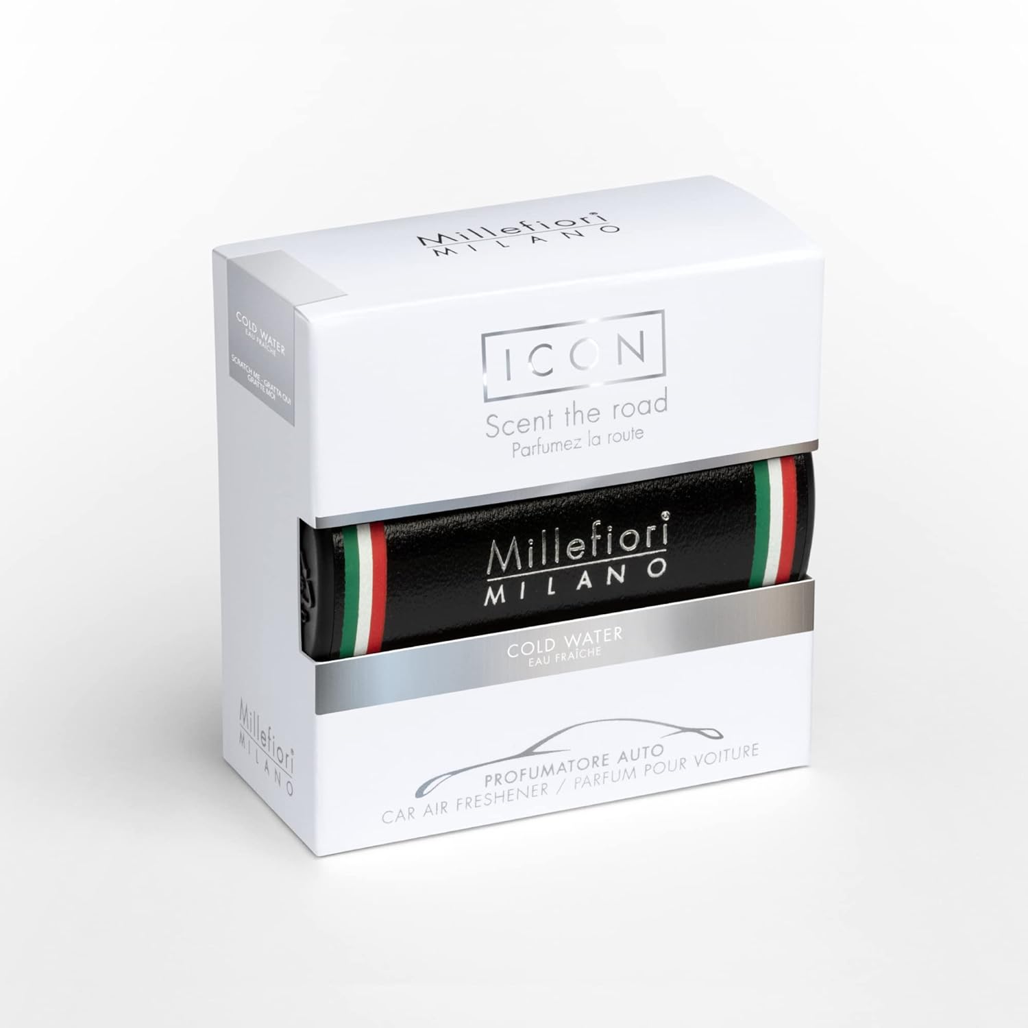 Thumbnail 3 de Millefiori Milano Icon Profumatore Auto Urban Cold Water Nero – freschezza elegante in viaggio