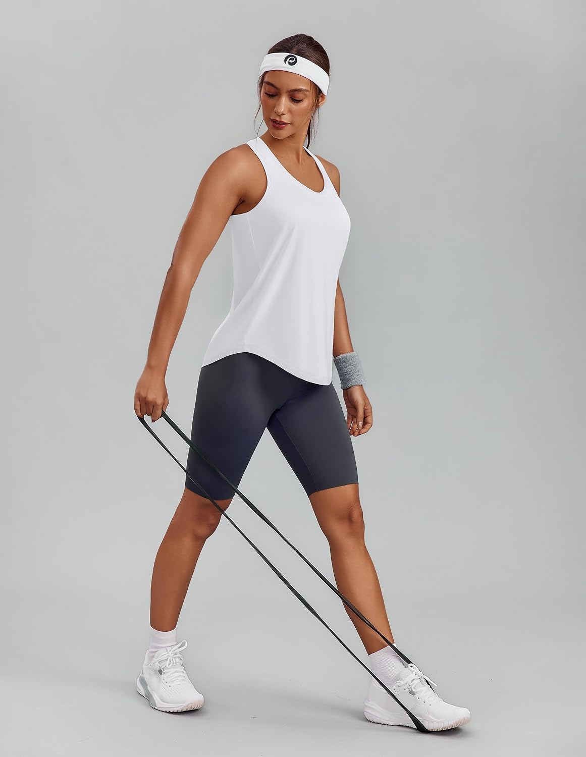 Thumbnail 2 de PINSPARK Soft Workout Tank Tops for Women with UPF 50+ U-Neck and Racerback