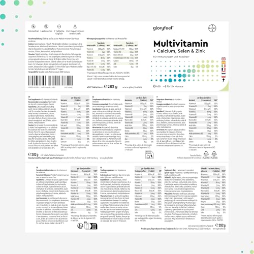 Thumbnail 7 de Gloryfeel Multivitaminas y Minerales 450 comprimidos – suministro para más de 15 meses