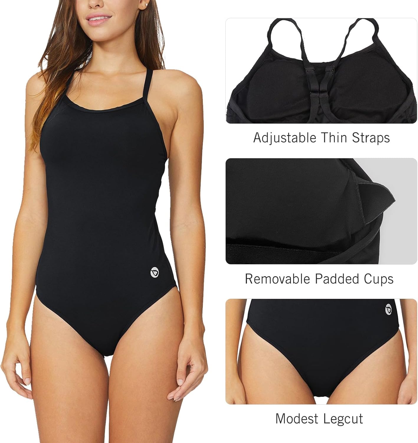 Detalle 2 de baleaf Women's Athletic Training Swimsuit