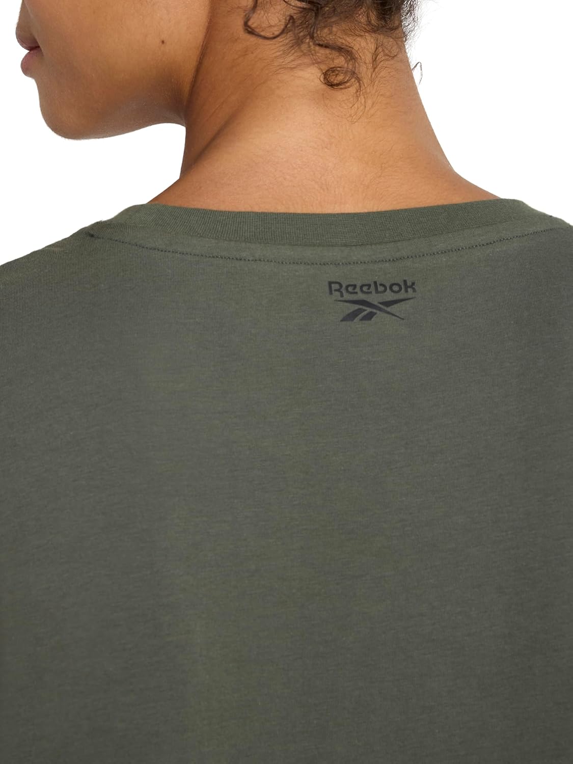 Thumbnail 4 de Reebok Women's Embroidery Hit Graphic Crewneck T-Shirt: Lightweight Stretch Cotton, Standard Fit