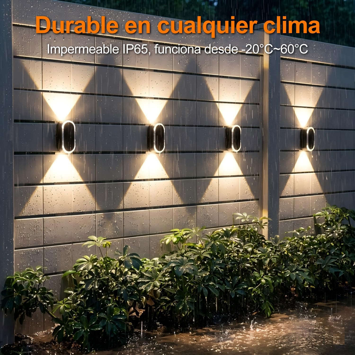 Thumbnail 5 de ELLASAY Aplique Solar Exterior 4 Pack
