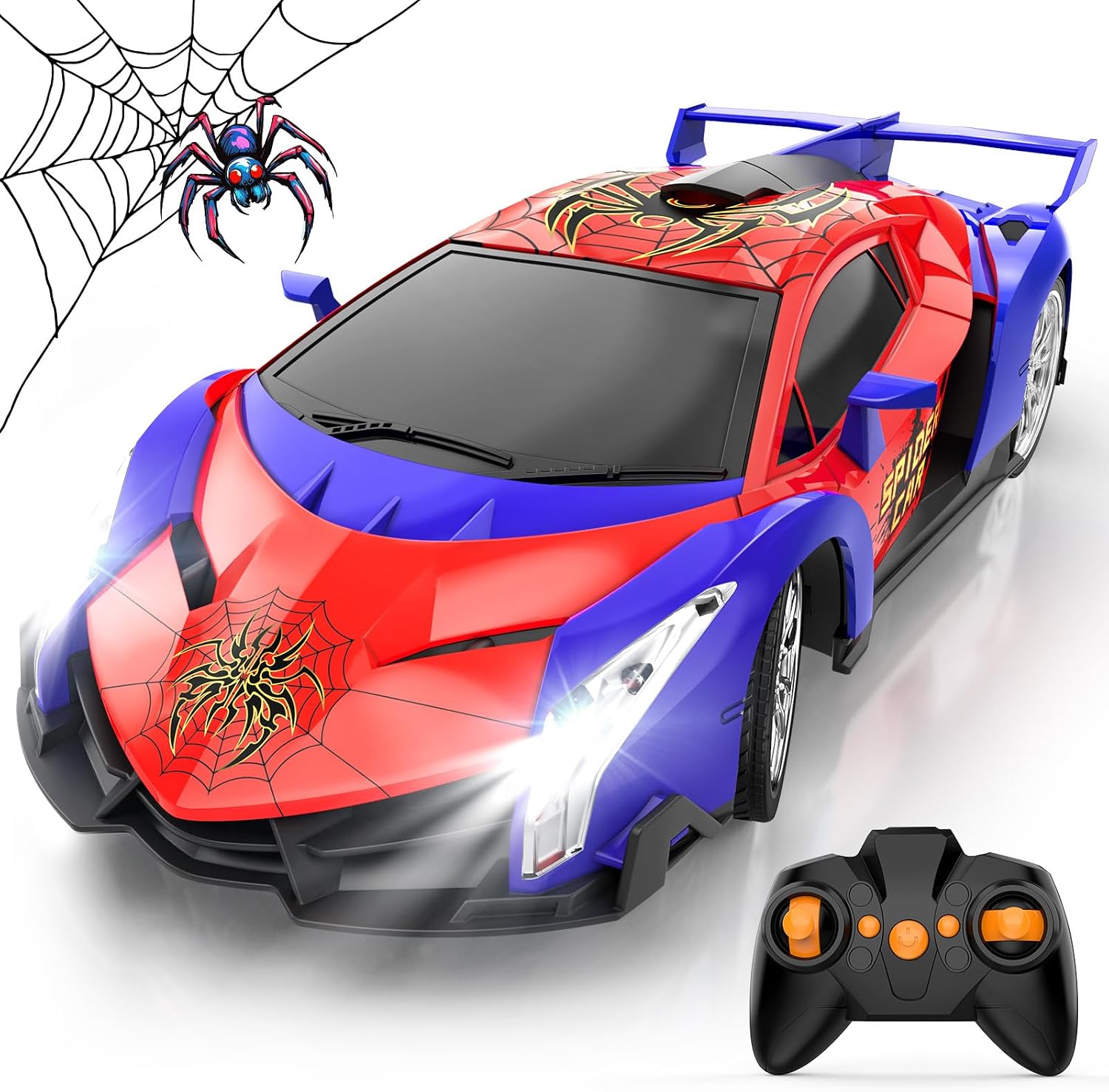Detalle de FUIOCOCP RCY1114 Spider RC-auto 1:18, oplaadbaar en 2,4 GHz