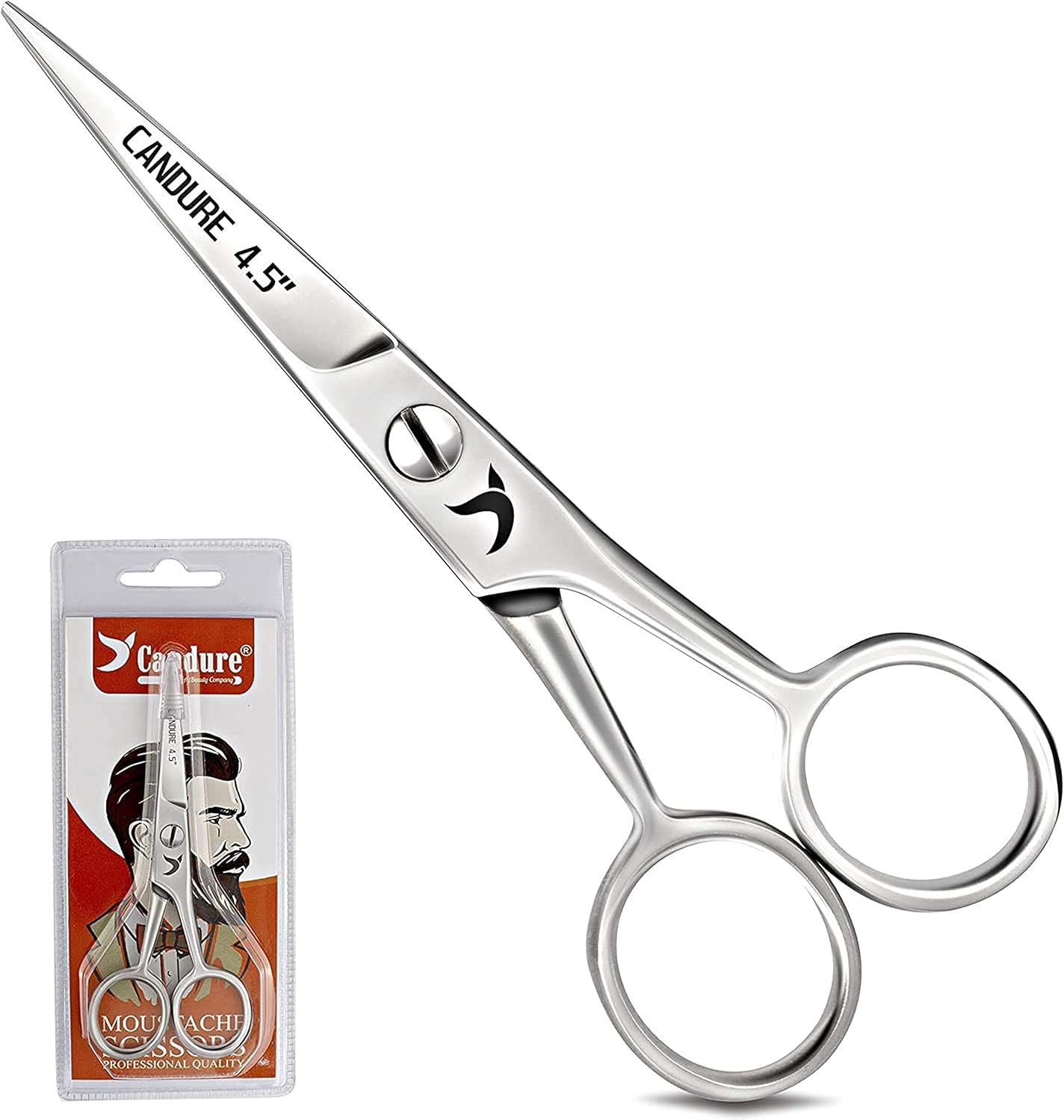 Forbici Baffi Barba Naso e Orecchie Depilazione Capelli per Neonati – Strumento 4,5