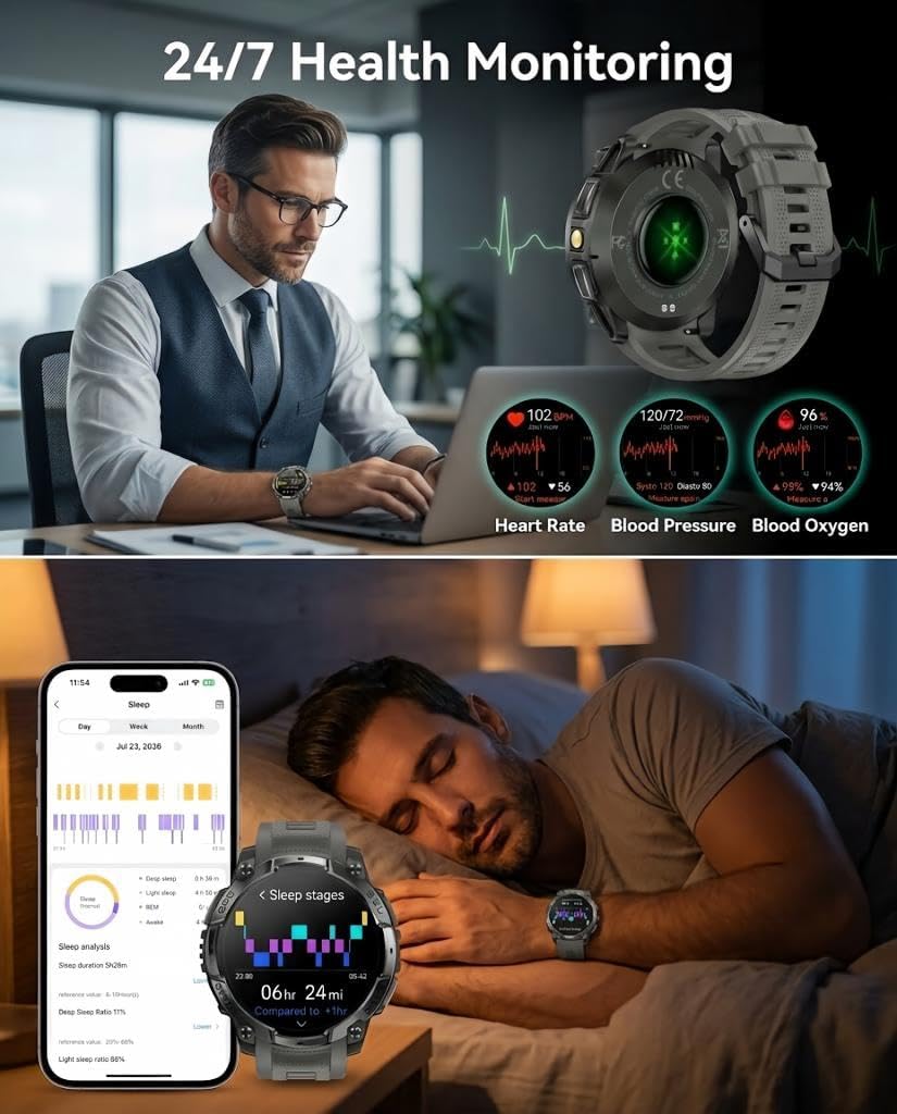 Detalle 1 de SOUYIE Smartwatch 1.43-inch AMOLED