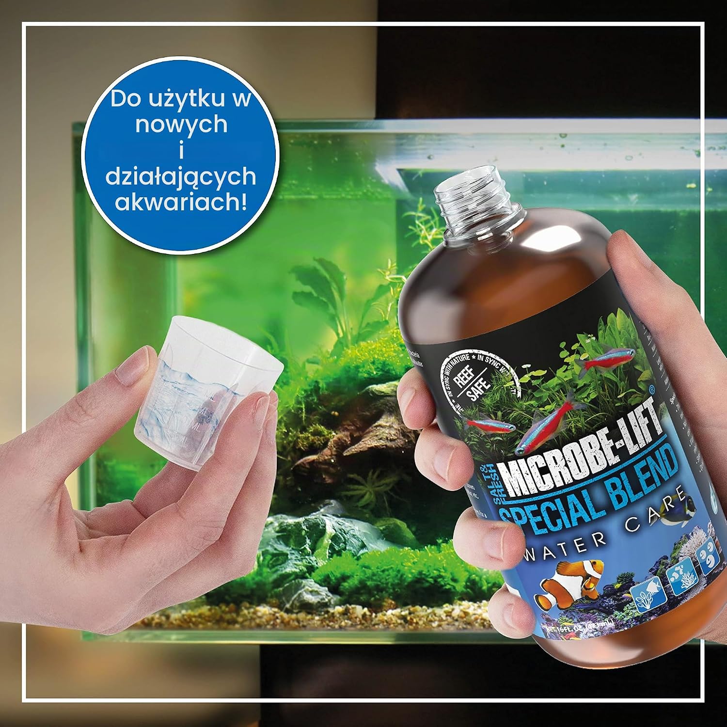 Detalle 2 de ARKA Special Blend – płynne bakterie do akwarium, 2 × 473 ml