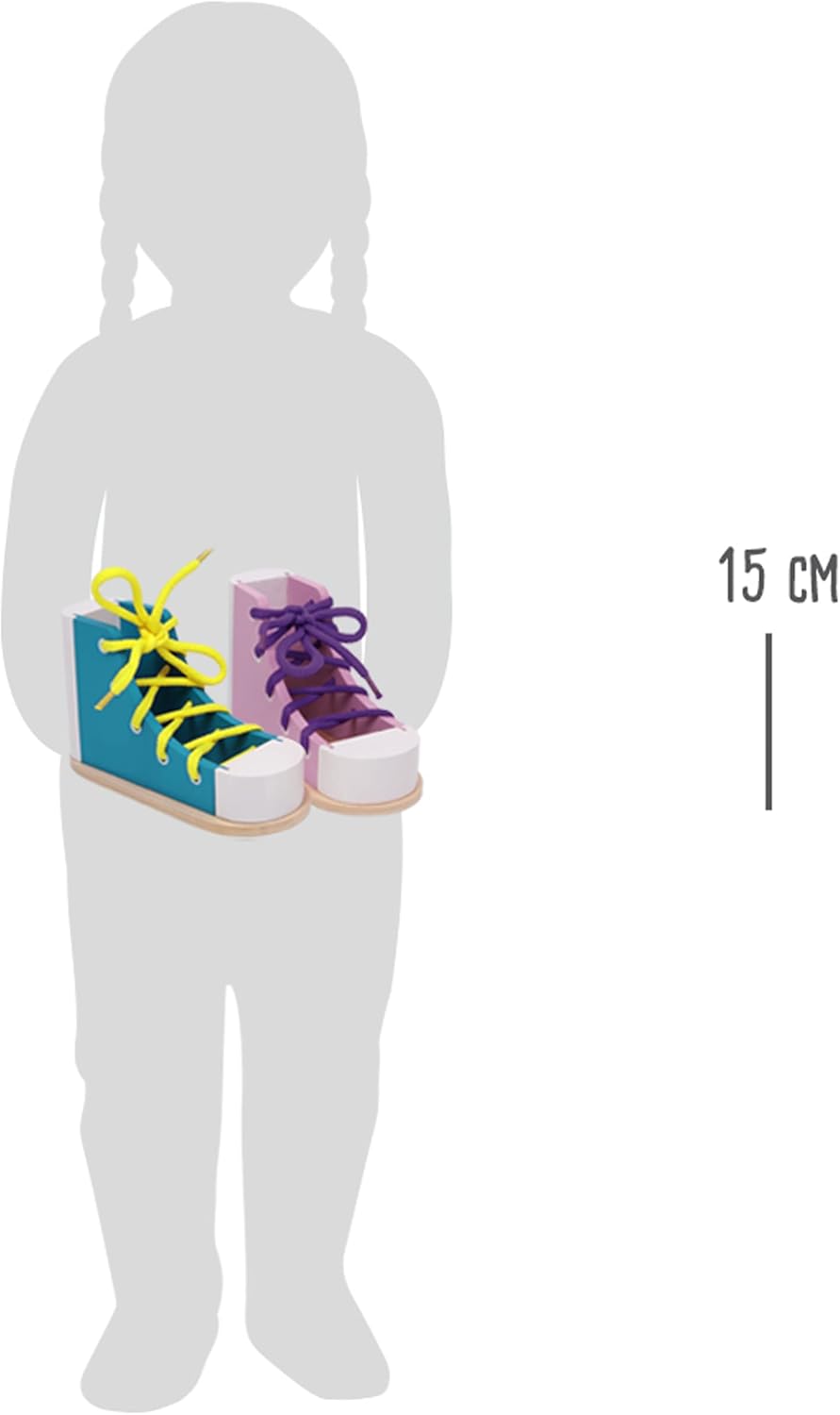 Detalle 2 de Small Foot 6475 — Chaussures à enfiler colorées, set de 2 (à partir de 3 ans)