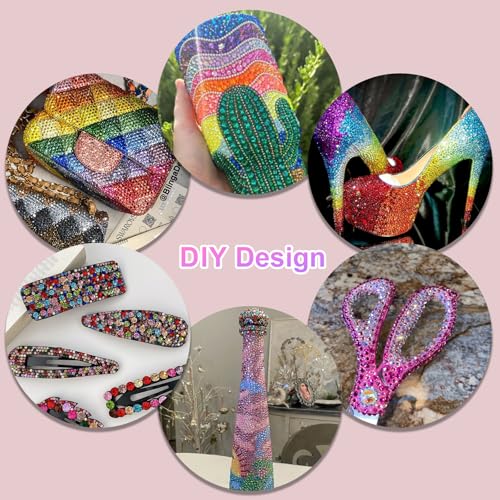 Thumbnail 7 de CANVALITE 40000Pcs 40 Colors Resin Jelly Rhinestones for Bedazzling Kit