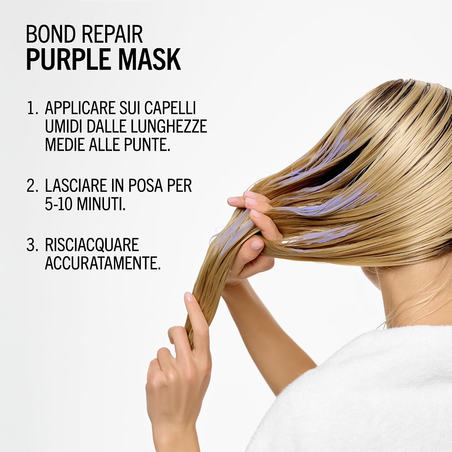 Thumbnail 6 de Schwarzkopf Professional BLONDME Bond Repair Purple Mask Cool 200 ml – Maschera Viola Riparatore per Capelli Biondi