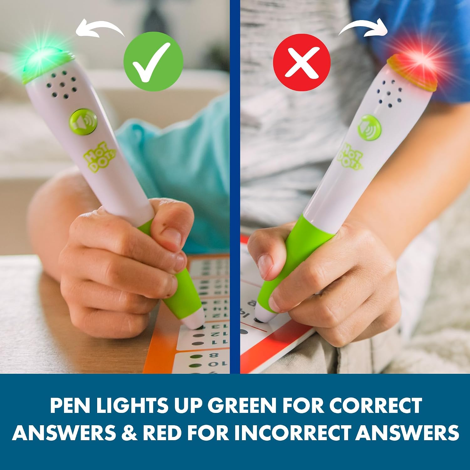Detalle de Learning Resources Hot Dots Lets Learn Reading 1st Grade: Activity Book & Interactive Pen