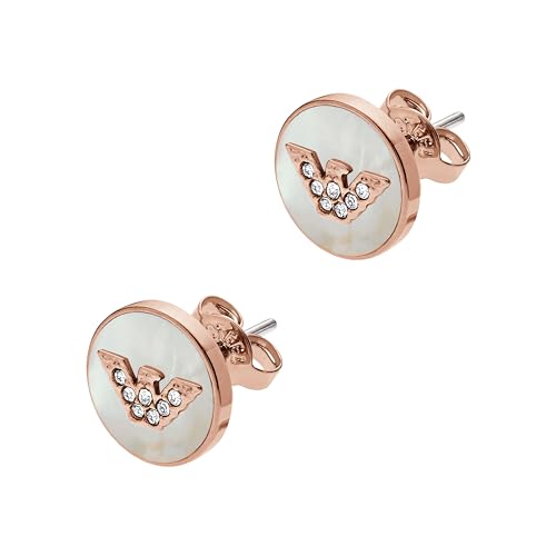 Thumbnail 1 de Emporio Armani EGS2311221 pendientes botón oro rosa 💍