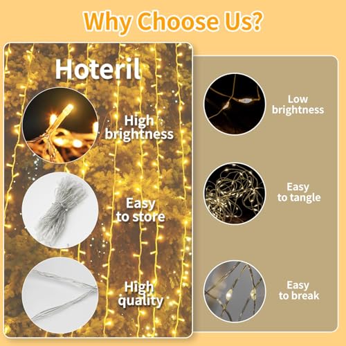 Thumbnail 2 de Hoteril Luci Natale Esterno 33 m con 300 LED – Impermeabili IP54 per giardino e feste