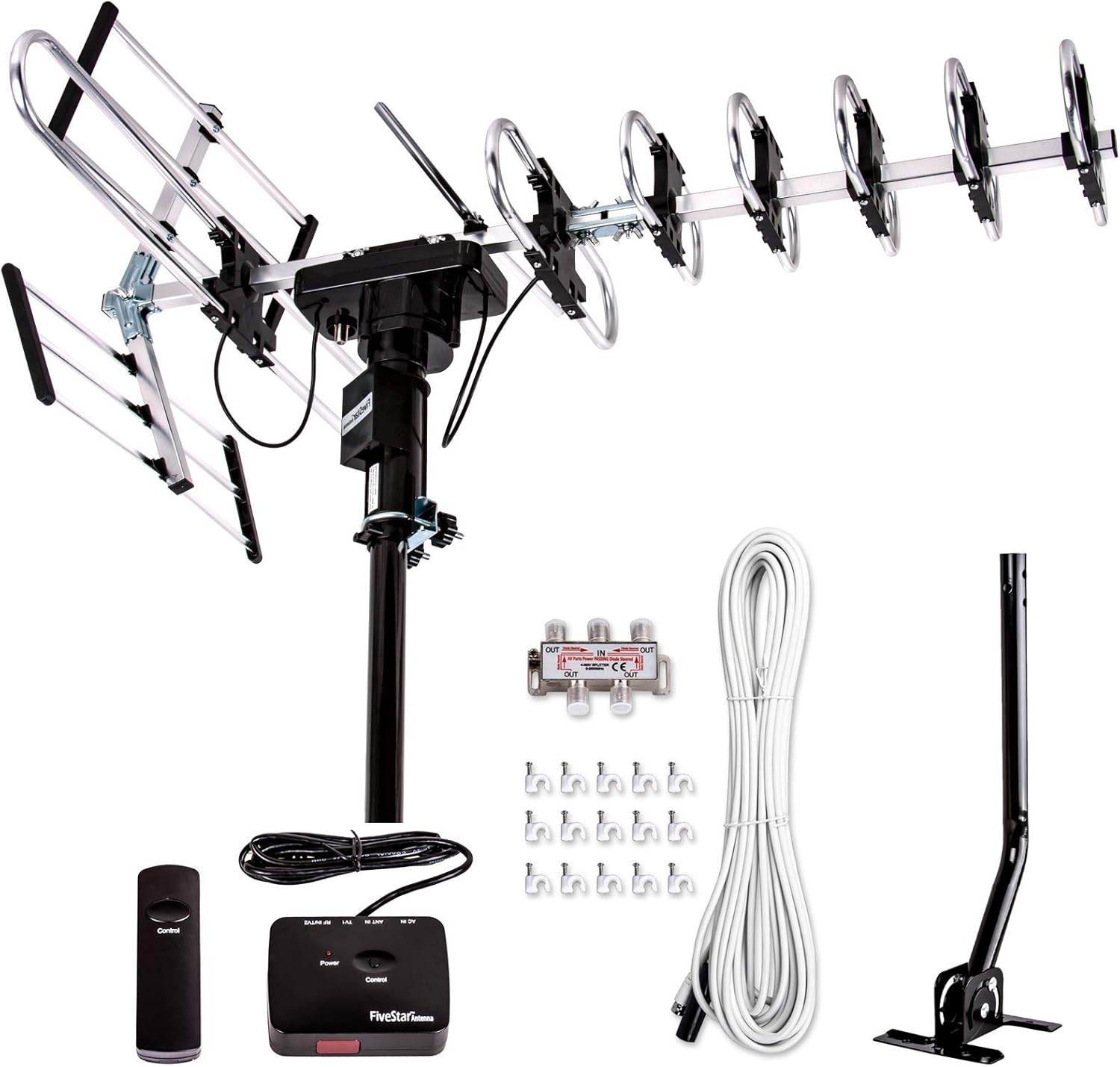Five Star Outdoor HDTV Antenna 200-mile