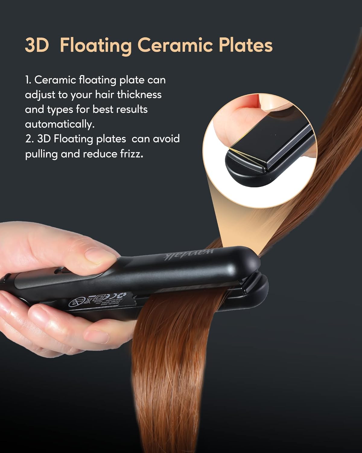 Detalle 1 de Wavytalk Mini Hair Straighteners for Short Hair ✂