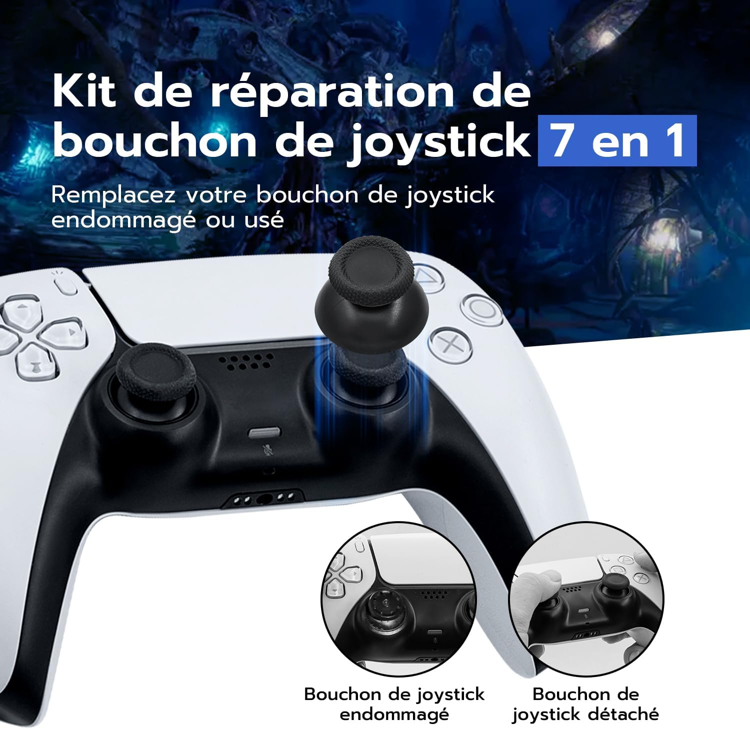 Thumbnail 1 de Mcbazel Réparation Joystick PS5 4 pièces