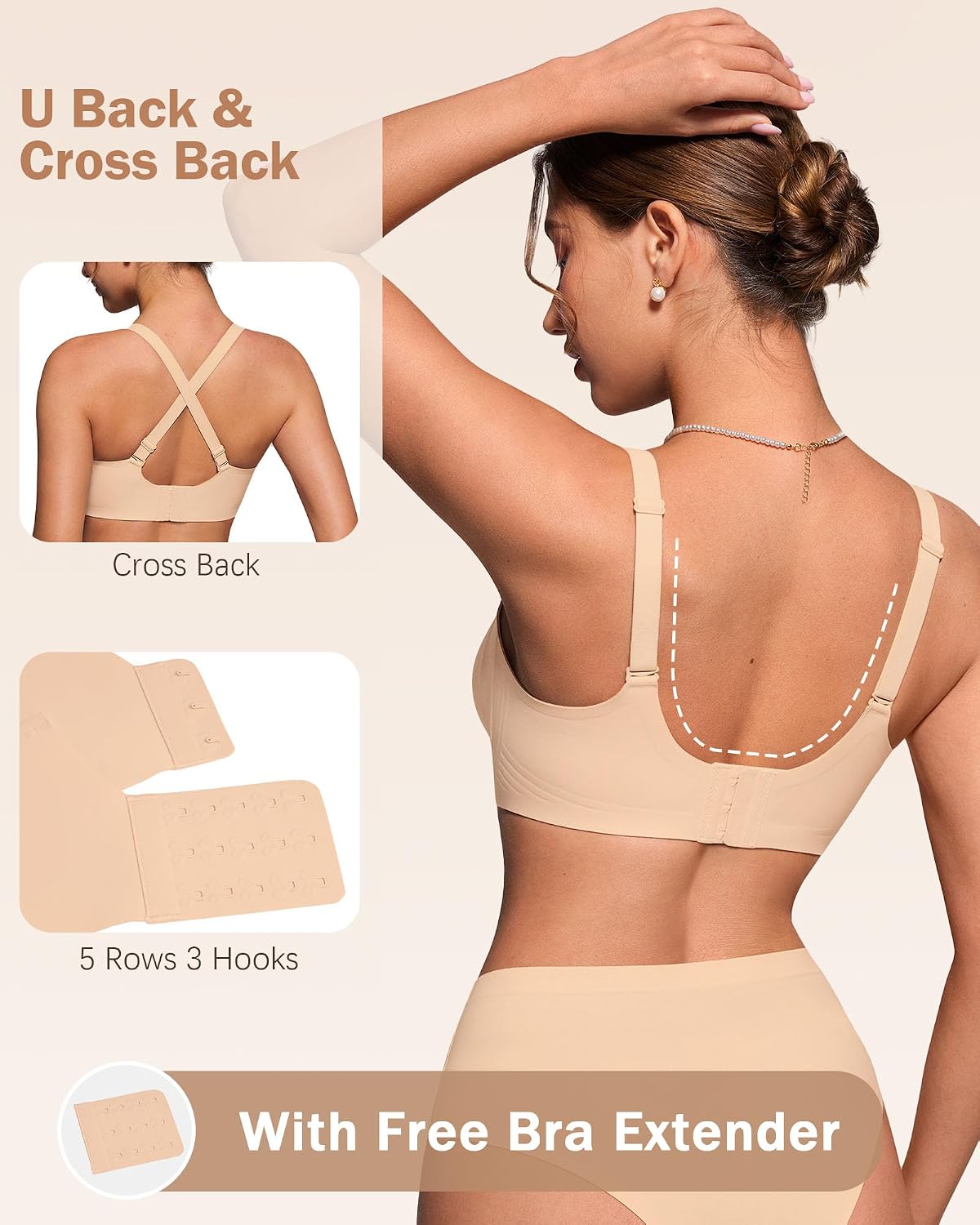 Thumbnail 3 de HORISUN Wireless Bra Seamless