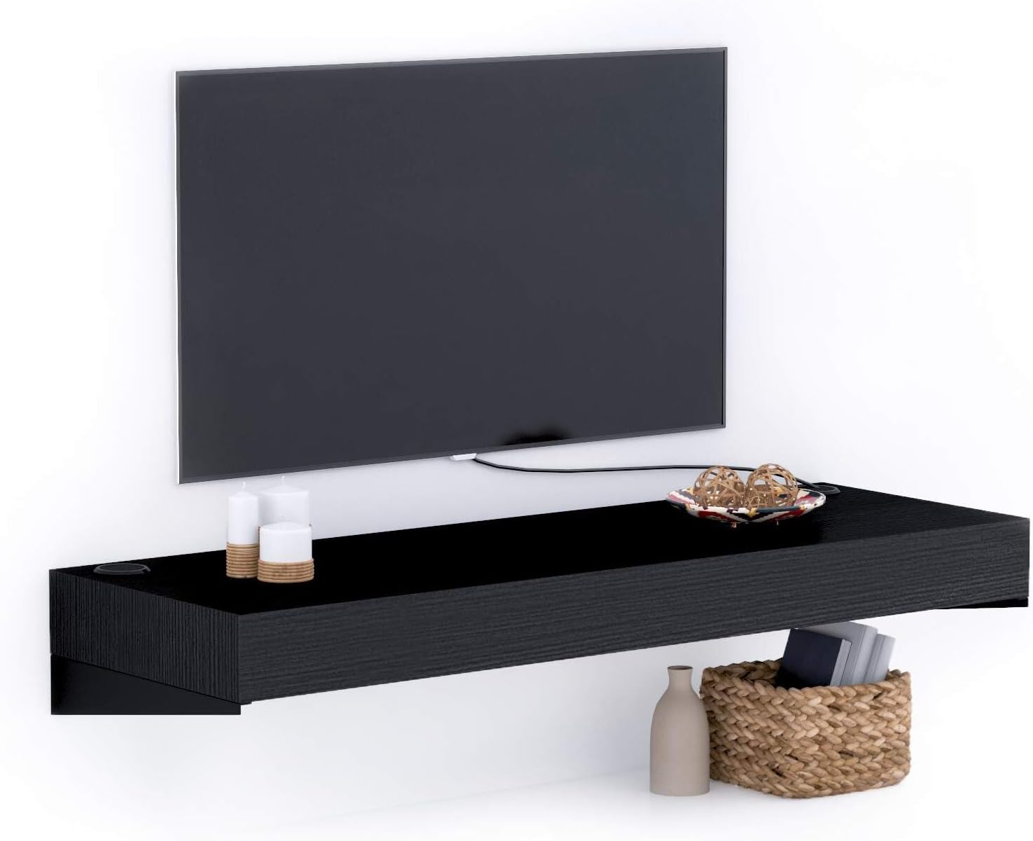 Thumbnail 6 de Mobili Fiver Support TV Mural Evolution 120x40 — Gris Béton, Made in Italy