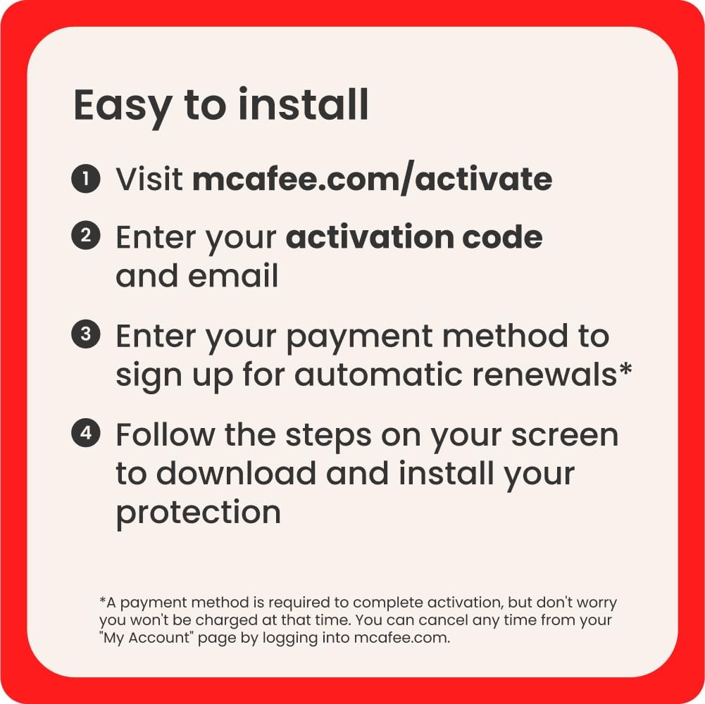 Detalle de McAfee Total Protection 3-Device 12-Months subscription 🔒