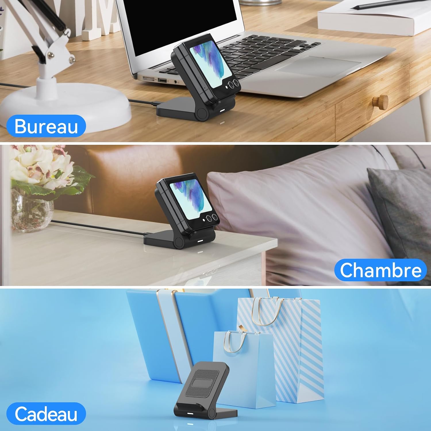 Thumbnail 5 de Geyo Chargeur induction 15W pour Z Flip