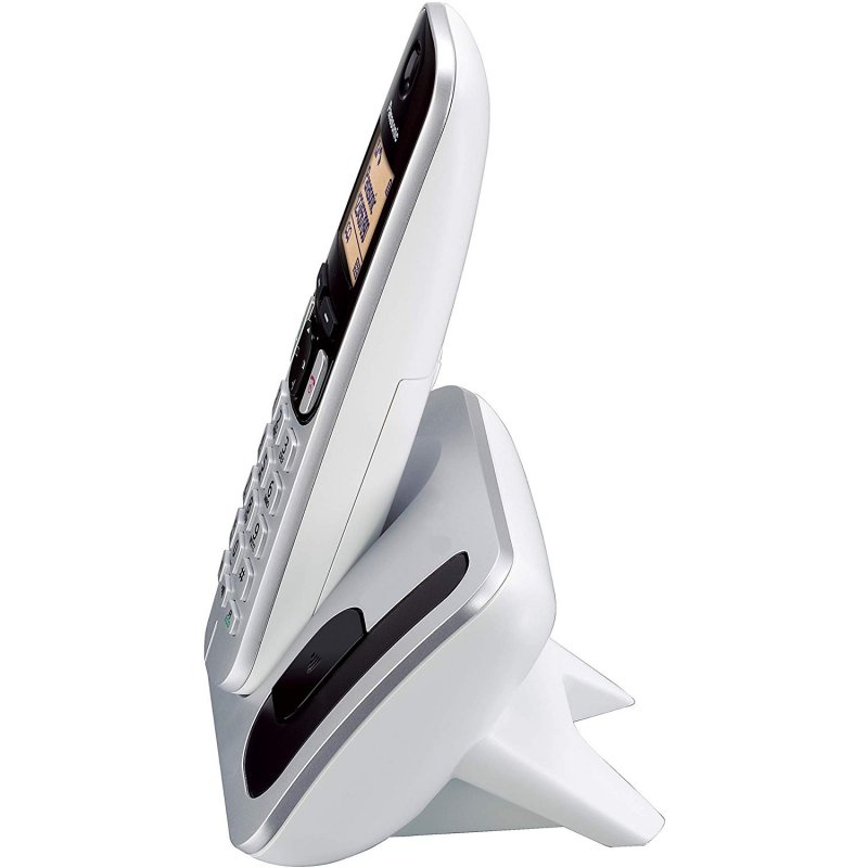 Detalle 2 de Panasonic KX-TGC210: Teléfono fijo inalámbrico compacto en gris/negro
