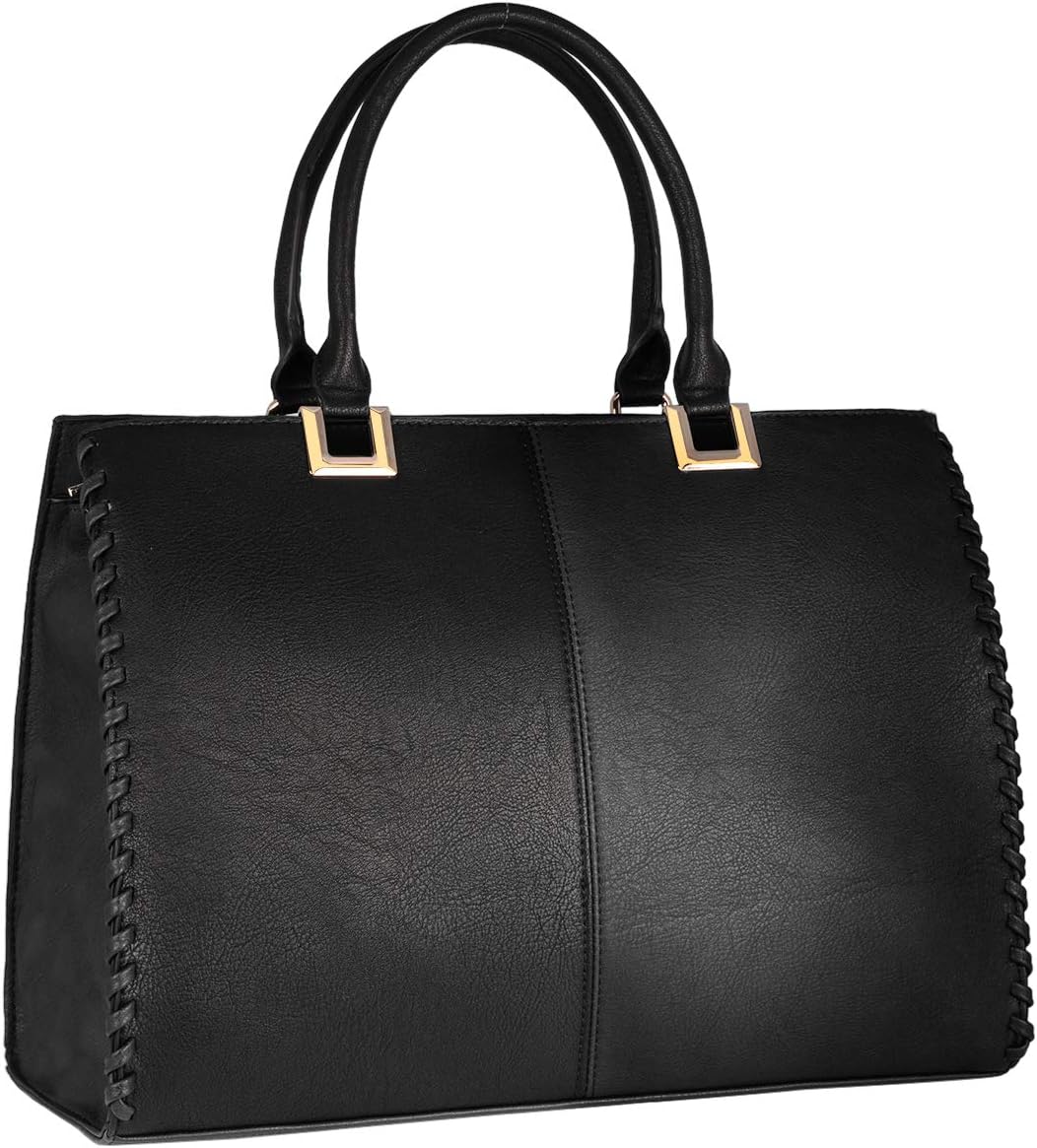 Thumbnail 3 de CRAZYCHIC Sac à Main Cabas A4 Noir