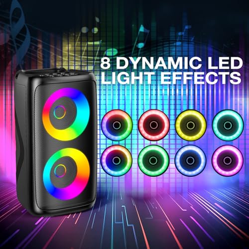 Thumbnail 6 de Dislocati Karaoke Machine 2 with 2 Wireless Microphones — 20W Bluetooth Speaker