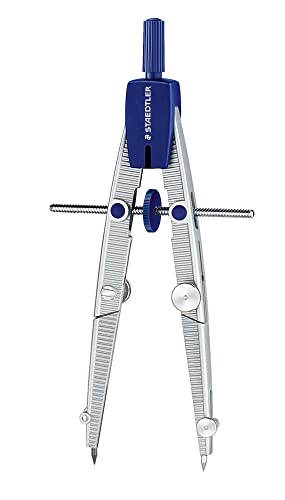 Detalle 2 de STAEDTLER Noris 550 Set compas métal – mines & rallonge, Ø 395 mm