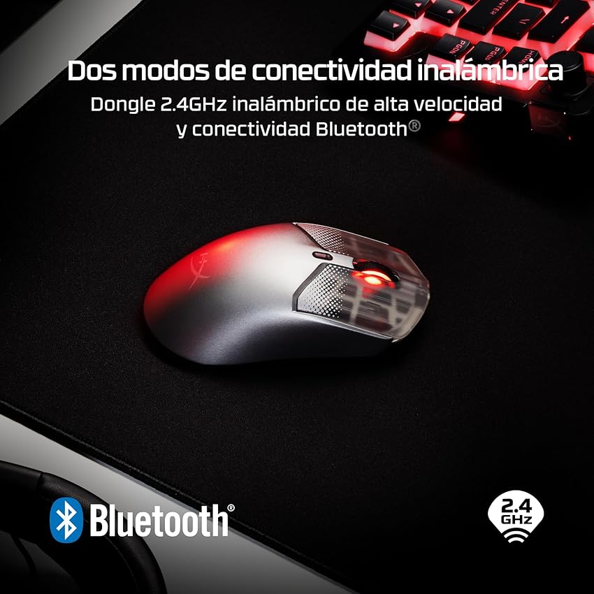 Thumbnail 4 de HyperX Pulsefire Haste 2 S – Ratón gaming inalámbrico plata 🎮