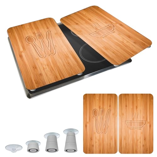 Thumbnail 8 de WENKO Placas protectoras para cocina Mod Almuerzo (30 x 52 cm) – juego de 2, altura ajustable, multifuncionales
