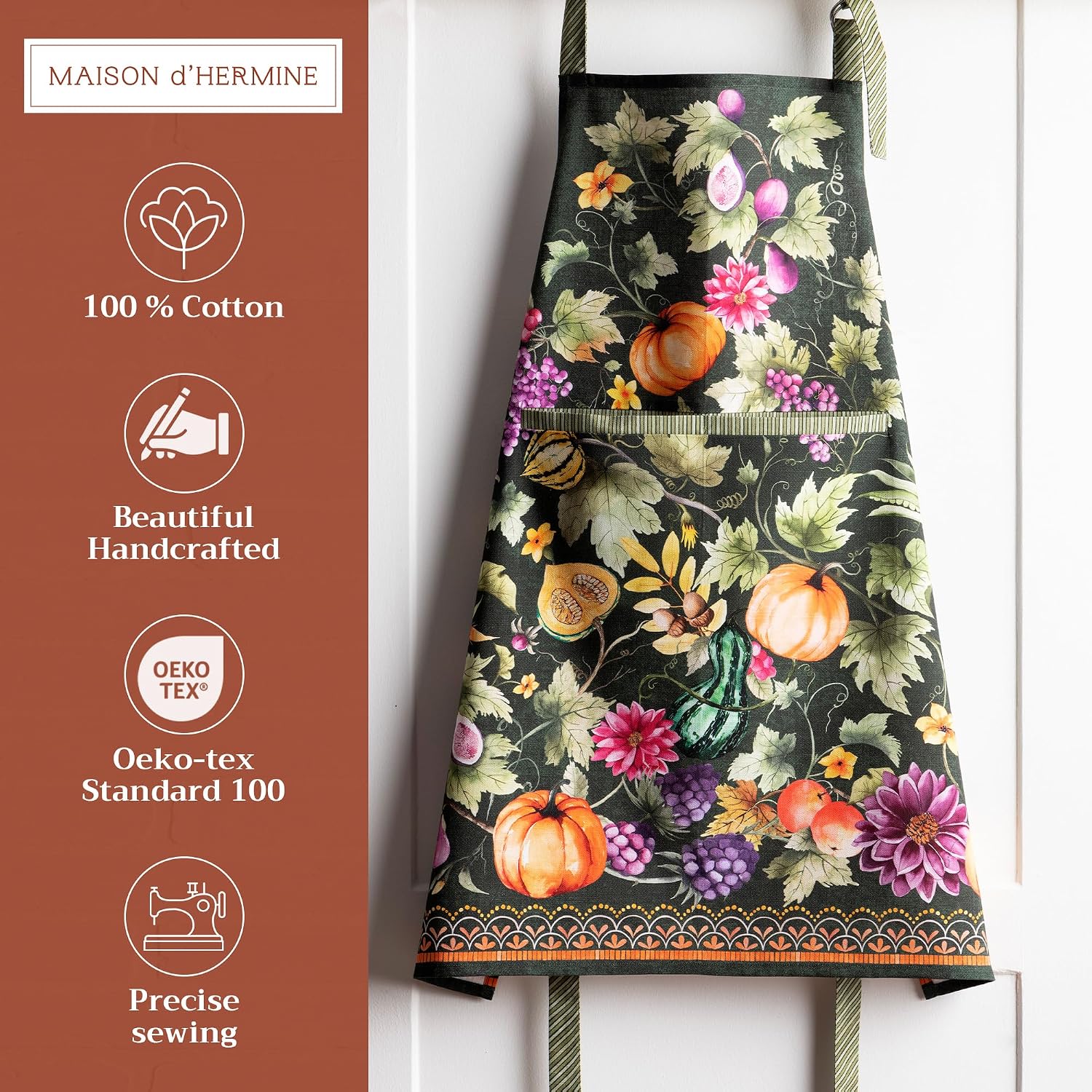 Detalle de Maison d' Hermine Cotton Apron