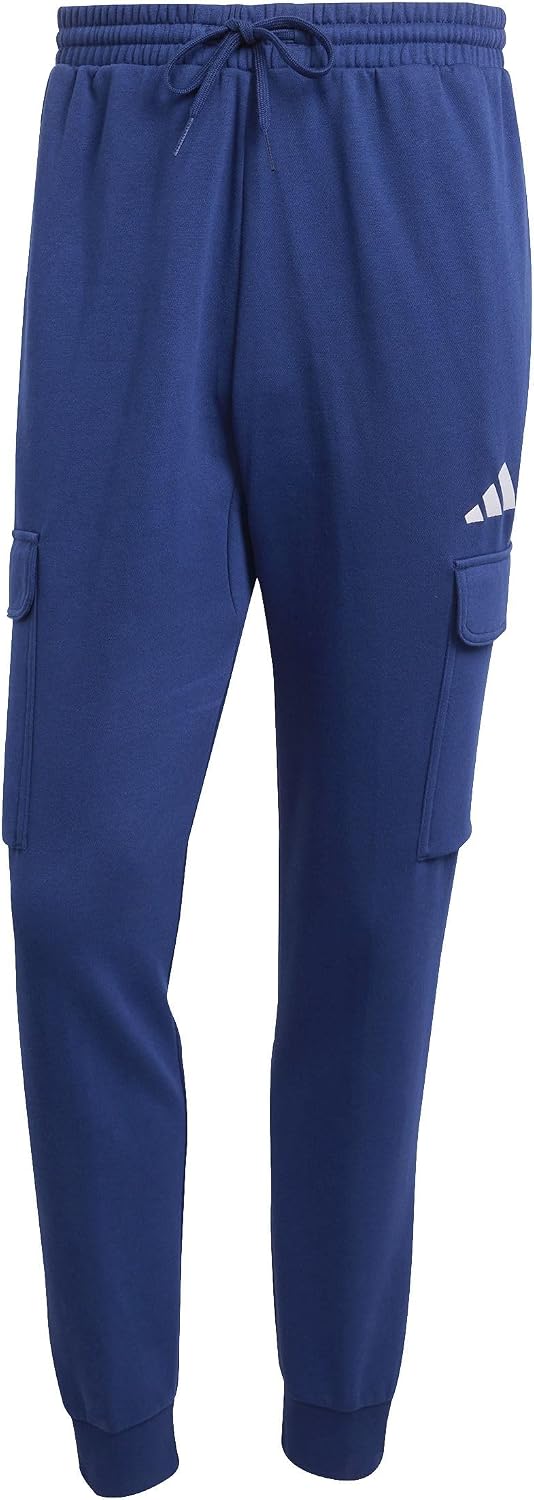Detalle 2 de Adidas Essentials Feelcozy Fleece Cargo Pants – Black/White (L)