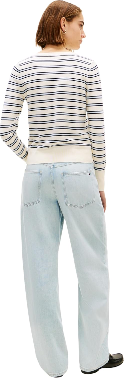Detalle 2 de Tommy Hilfiger Pull femme en maille — chic intemporel et confort soigné
