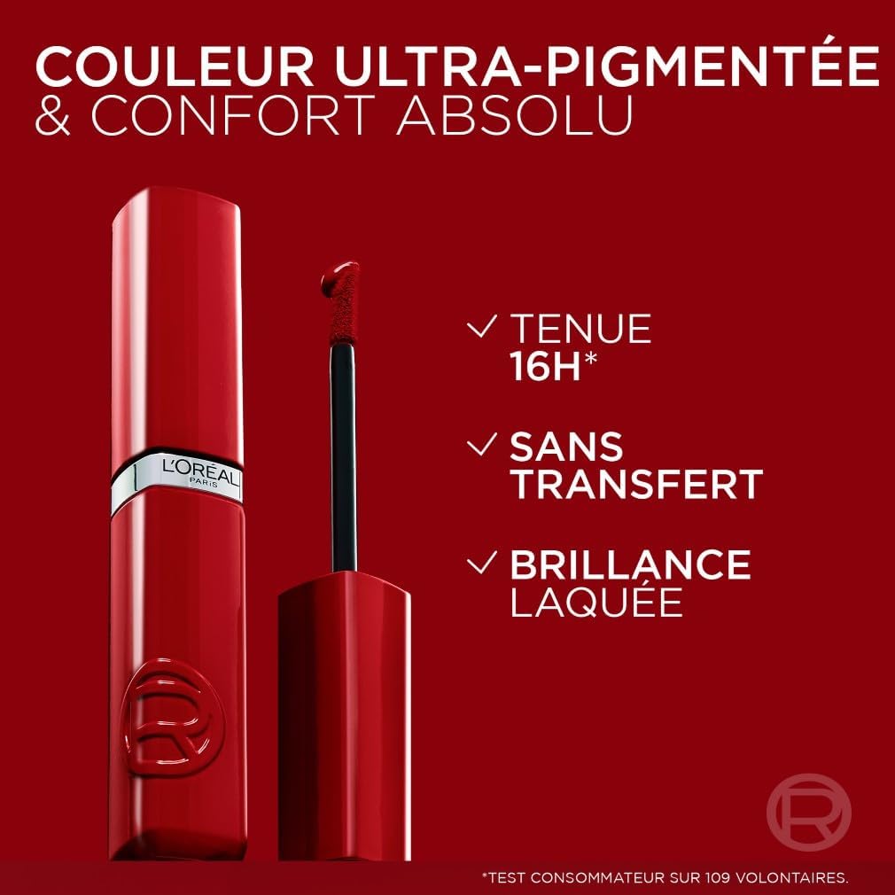 Detalle 1 de L'Oréal Paris Laque Resistance Rouge Poppy