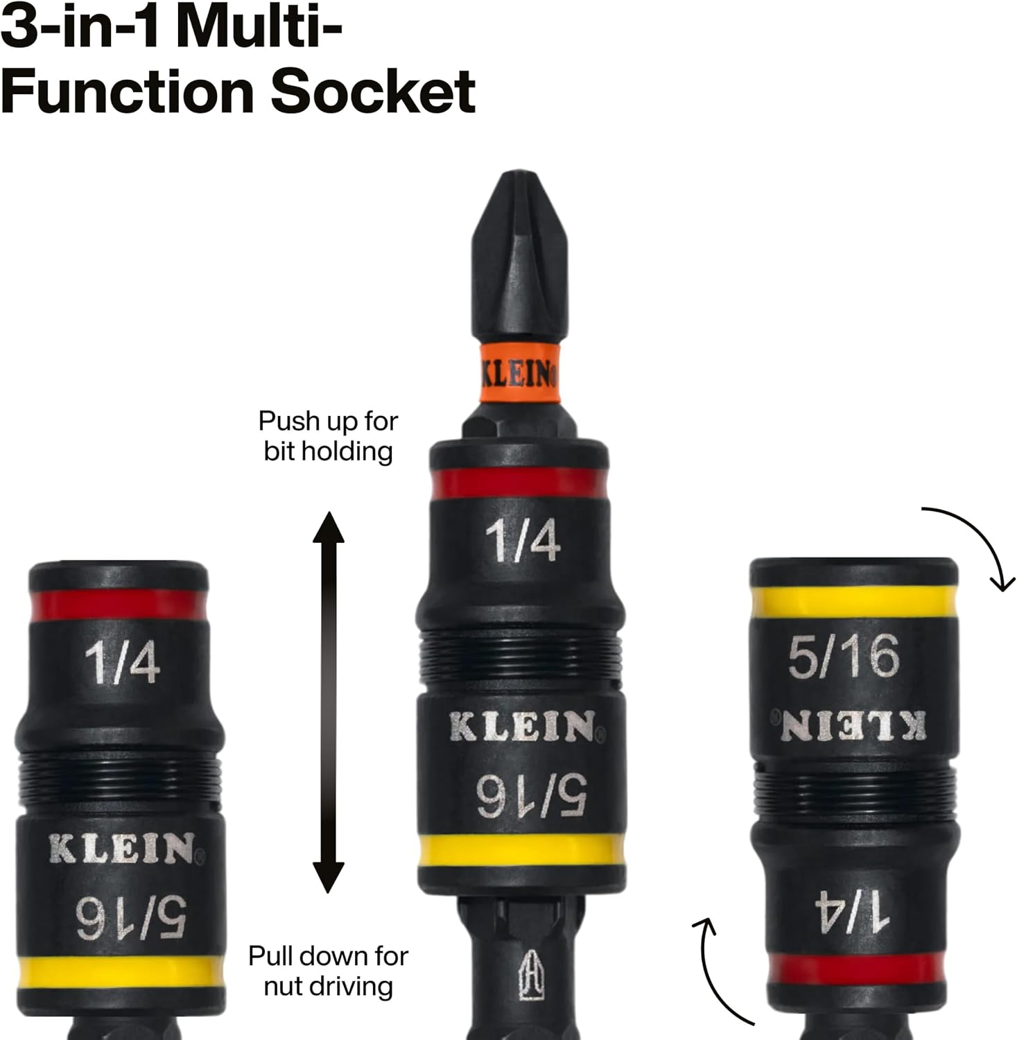 Detalle de Klein Tools 32303HD Impact Driver Set: 20-in-1 SAE Bits & Nut Drivers