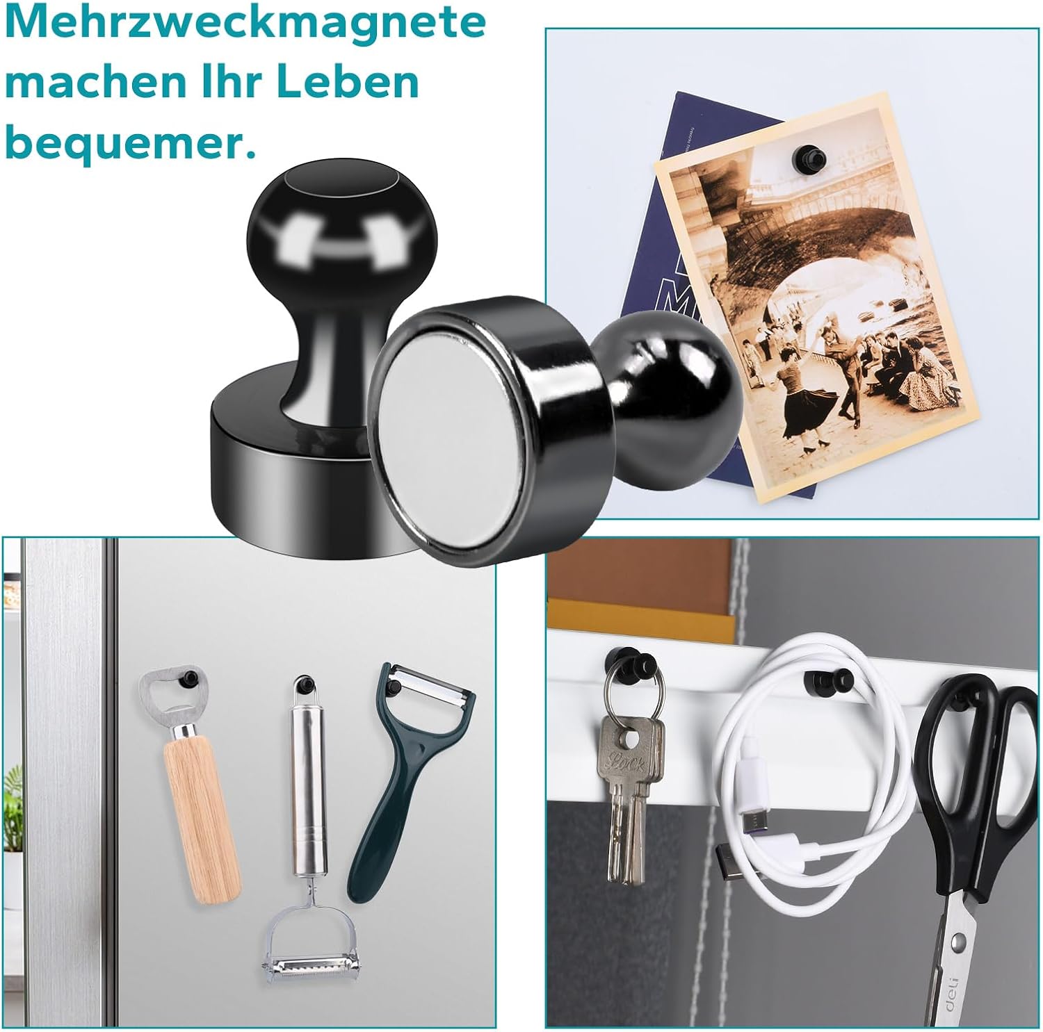 Thumbnail 6 de MIN CI Starke Neodym-Magnete 12 x 16 mm