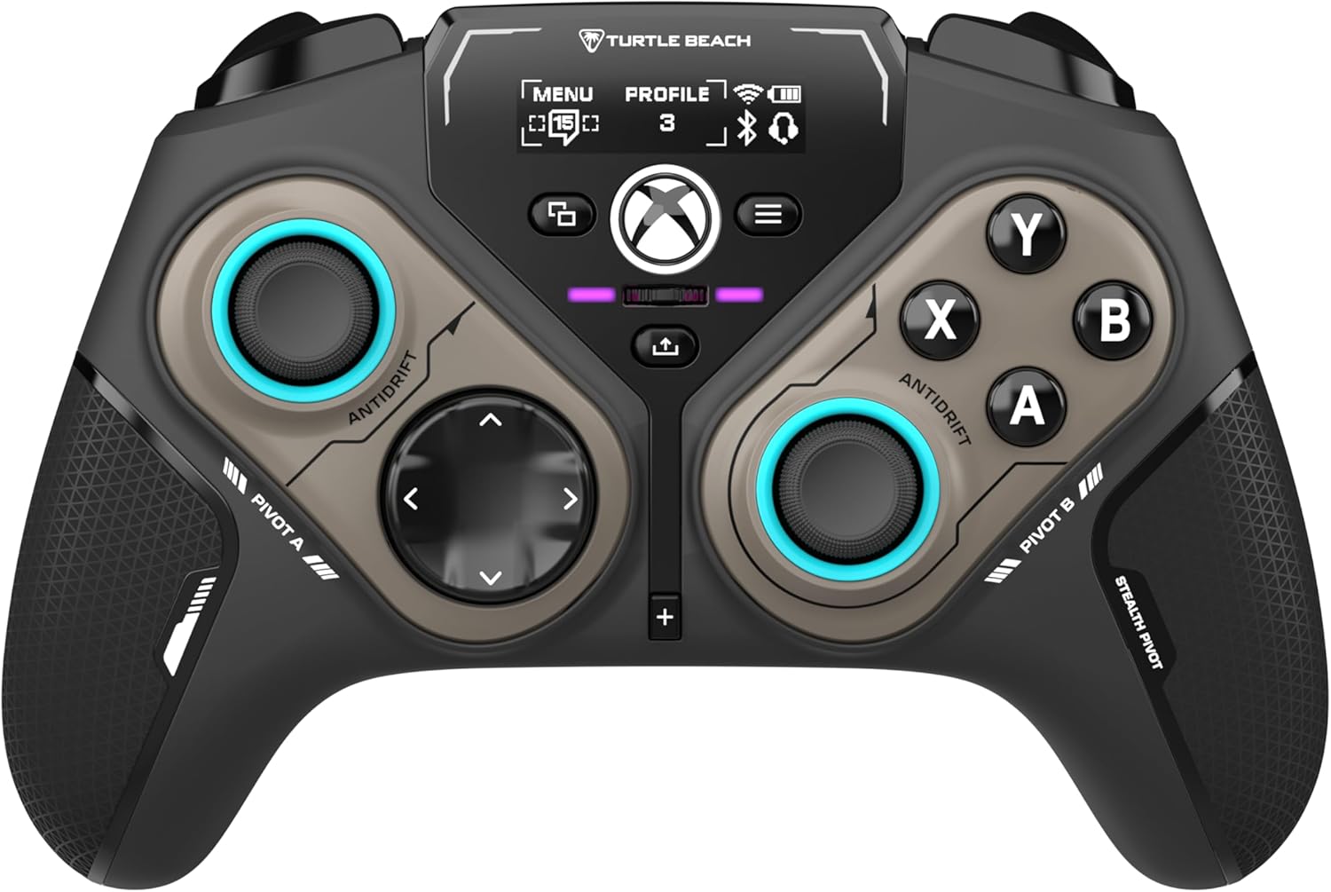 Detalle de Turtle Beach Stealth Pivot: mando inalámbrico inteligente para PC con Windows 10/11
