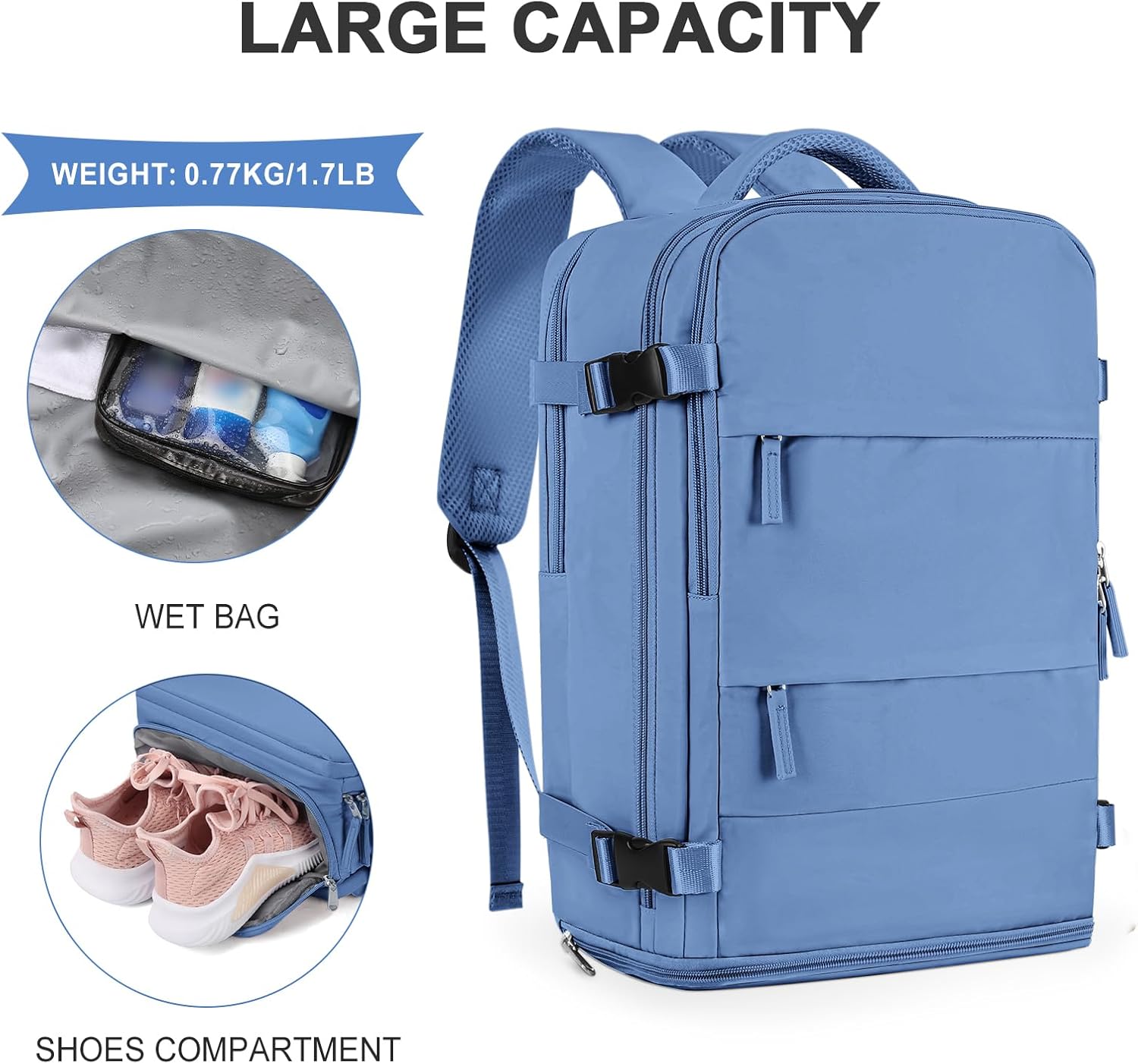 Detalle 2 de coowoz Travel Backpack 25L