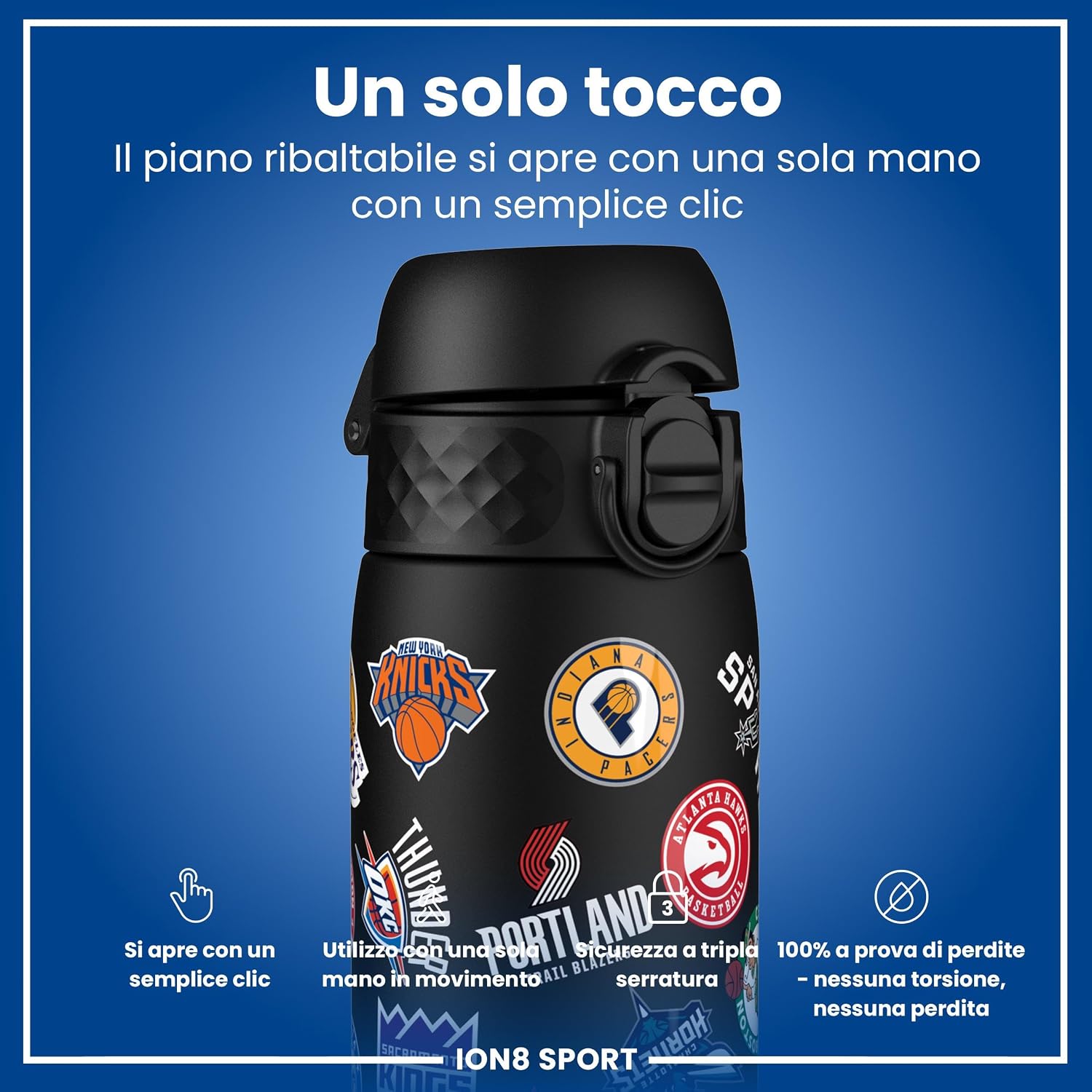 Detalle de ion8 NBA Borraccia 500 ml 🥤