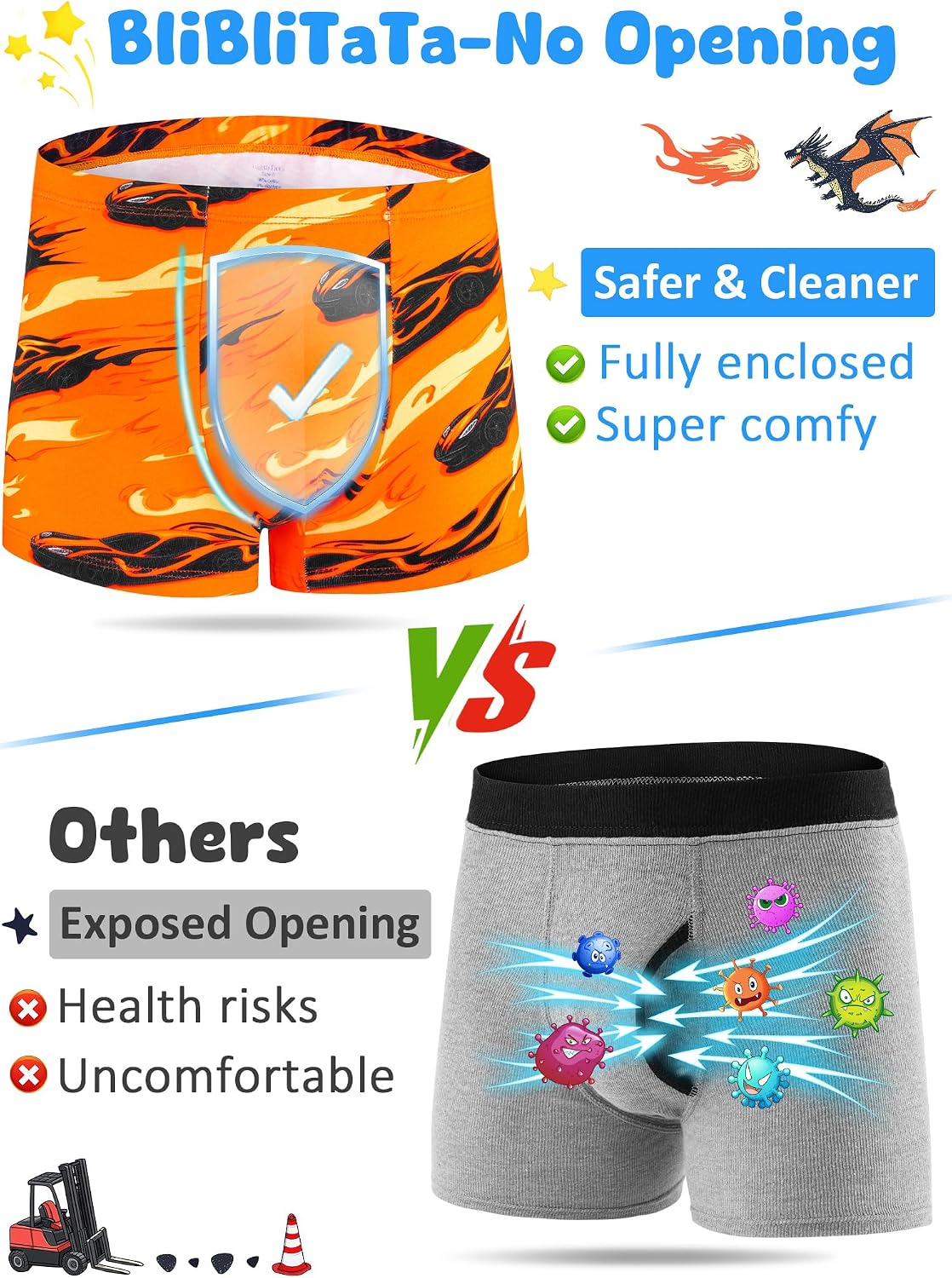 Thumbnail 6 de BliBliTaTa Boys Boxer Briefs 6-Pack