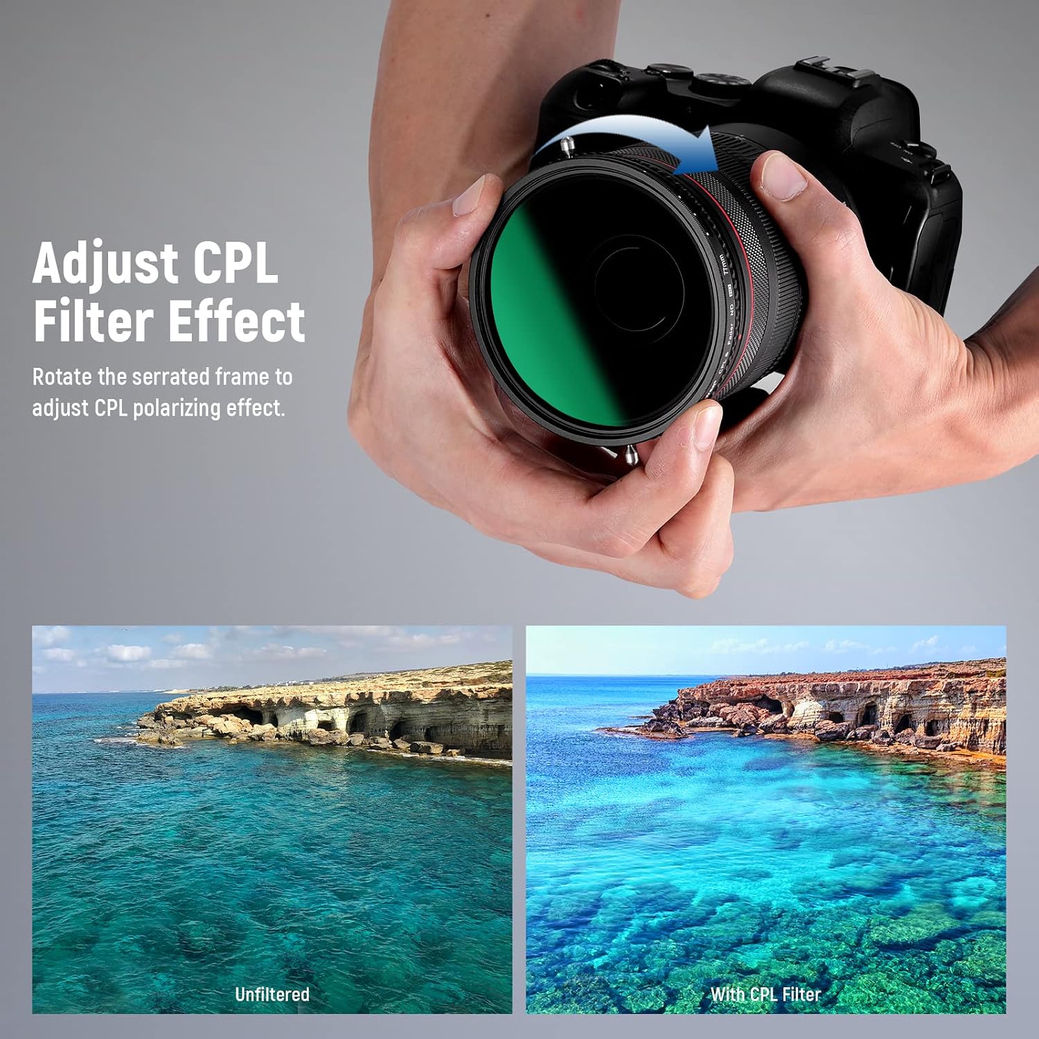 Thumbnail 4 de Neewer 77mm Variable ND+CPL Filter