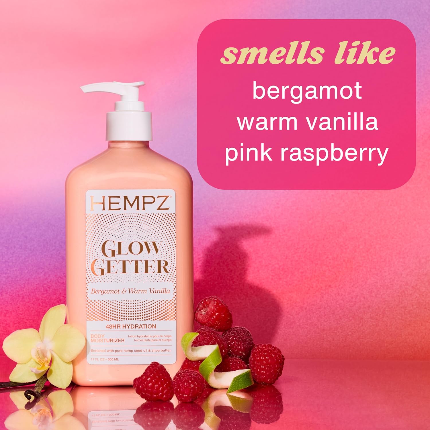 Detalle 2 de Hempz Glow Getter Body Lotion 17 oz