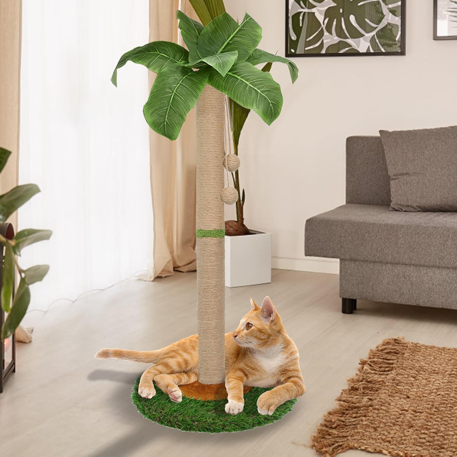 Thumbnail 4 de HOMYHANDS 80CM Cat Scratching Post