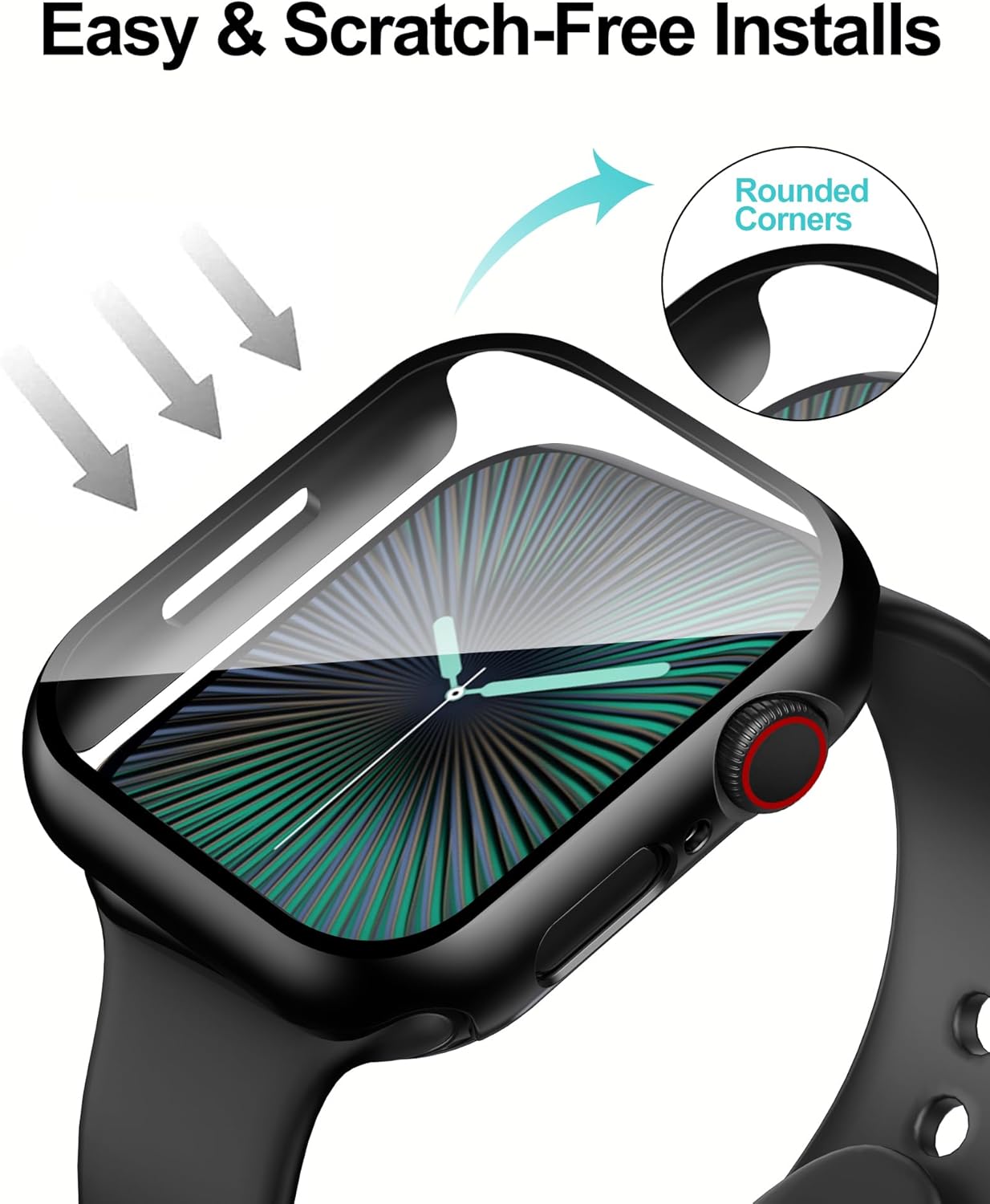 Thumbnail 3 de Smiling 2-Pack Case Apple Watch 45mm