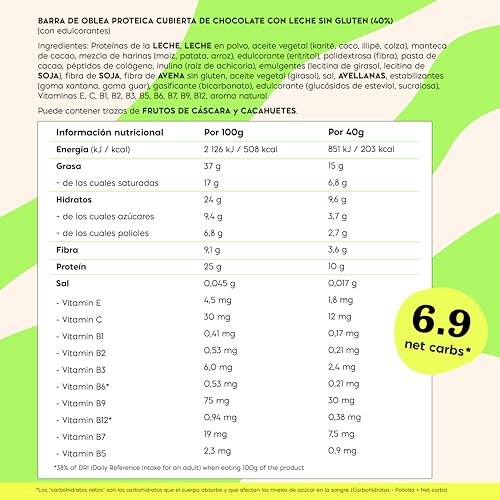 Detalle 2 de NICKS Barre protéinée 25 % protéines ⚙